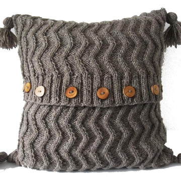 Aran Chevron Cable Cushion/Pillow