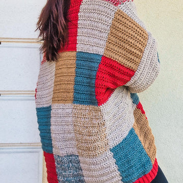 Cozy Patchwork Cardigan