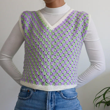 Corner to corner vest