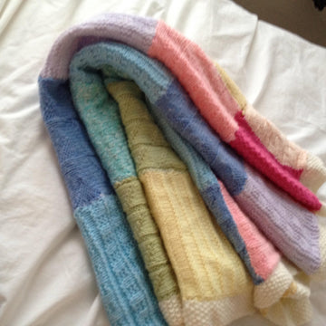Patchwork Blanket, Knitting Pattern