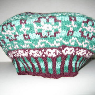 Fair Isle Flower Tam