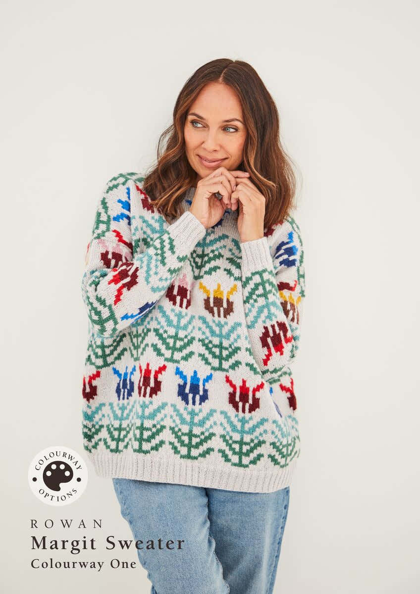 Arne&Carlos Margit Sweater in Rowan Norwegian Wool - 04095