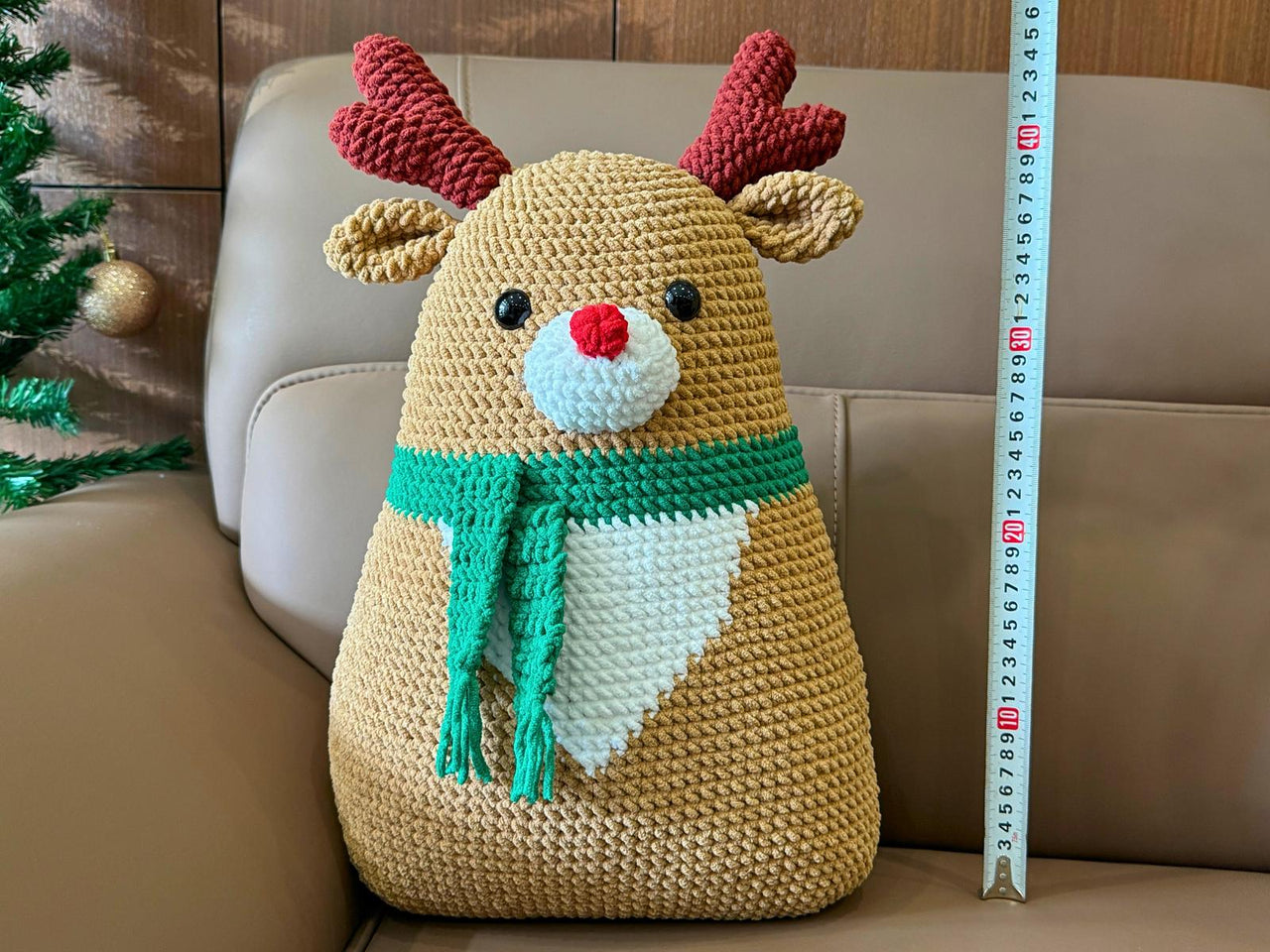 Christmas Pillow Reindeer