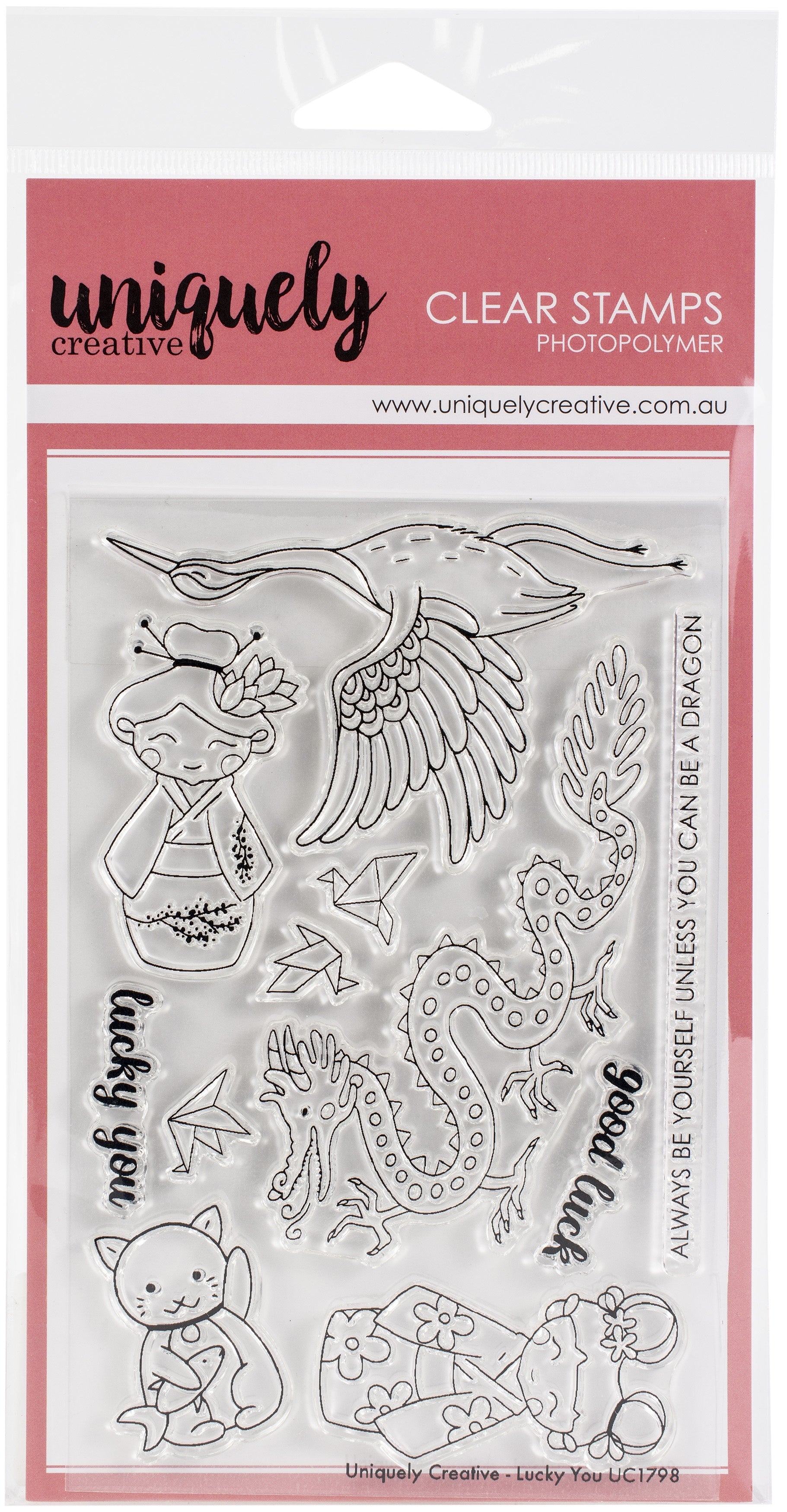 Uniquely Creative Clear Stamps - Lucky You