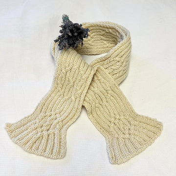 Reversible Cable Scarf