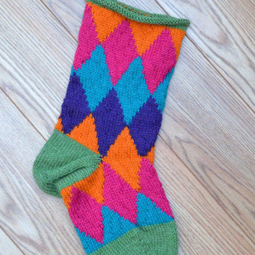 Christmas Stocking Harlequin