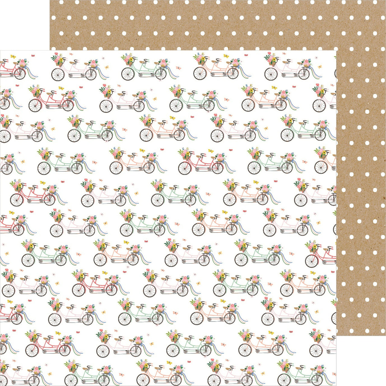 American Crafts Lovely Moments Double-Sided Cardstock 12"X12" 25/Pkg - Cruisin'