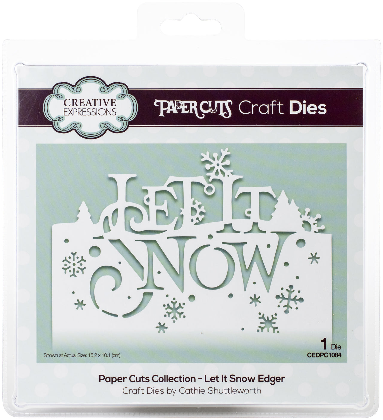 Creative Expressions Paper Cuts Craft Dies - Let It Snow