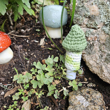 Mushroom Lip Balm Keychain or Charm