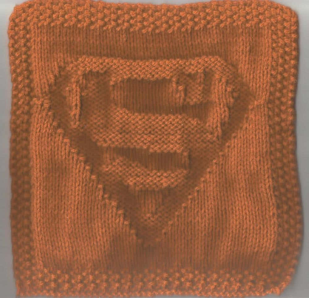 Superman Dishcloth Pattern