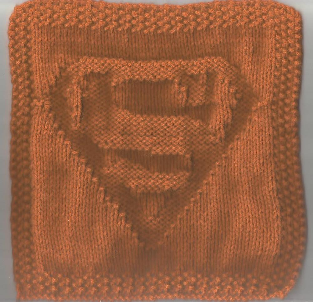 Superman Dishcloth Pattern