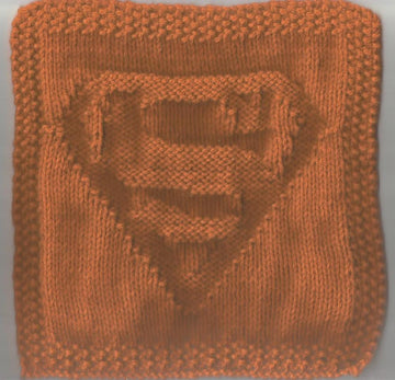 Superman Dishcloth Pattern