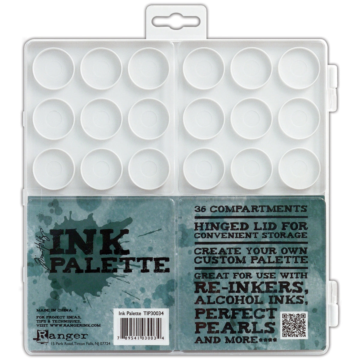 Ranger Tim Holtz Ink Palette - 7.5"X7.5"