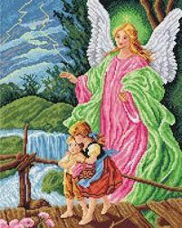 Orchidea The Guardian Angel Tapestry Canvas - H10L