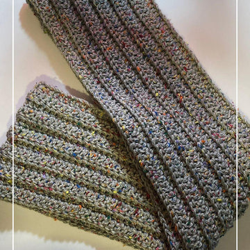 Chunky Tweed Infinity Scarf Beginner