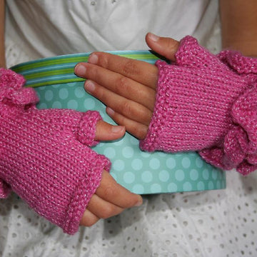 All Frills Fingerless Mitts