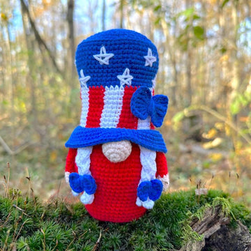 Patriotic gnome USA (girl_2)