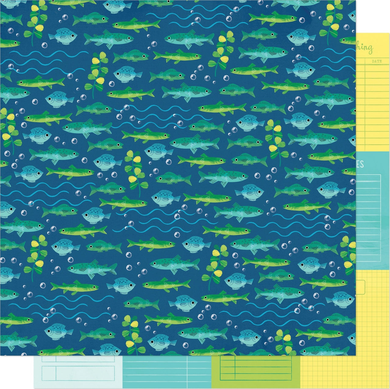 American Crafts Shimelle Never Grow Up Double-Sided Cardstock 12"X12" 25/Pkg - Life Is The Bubbles