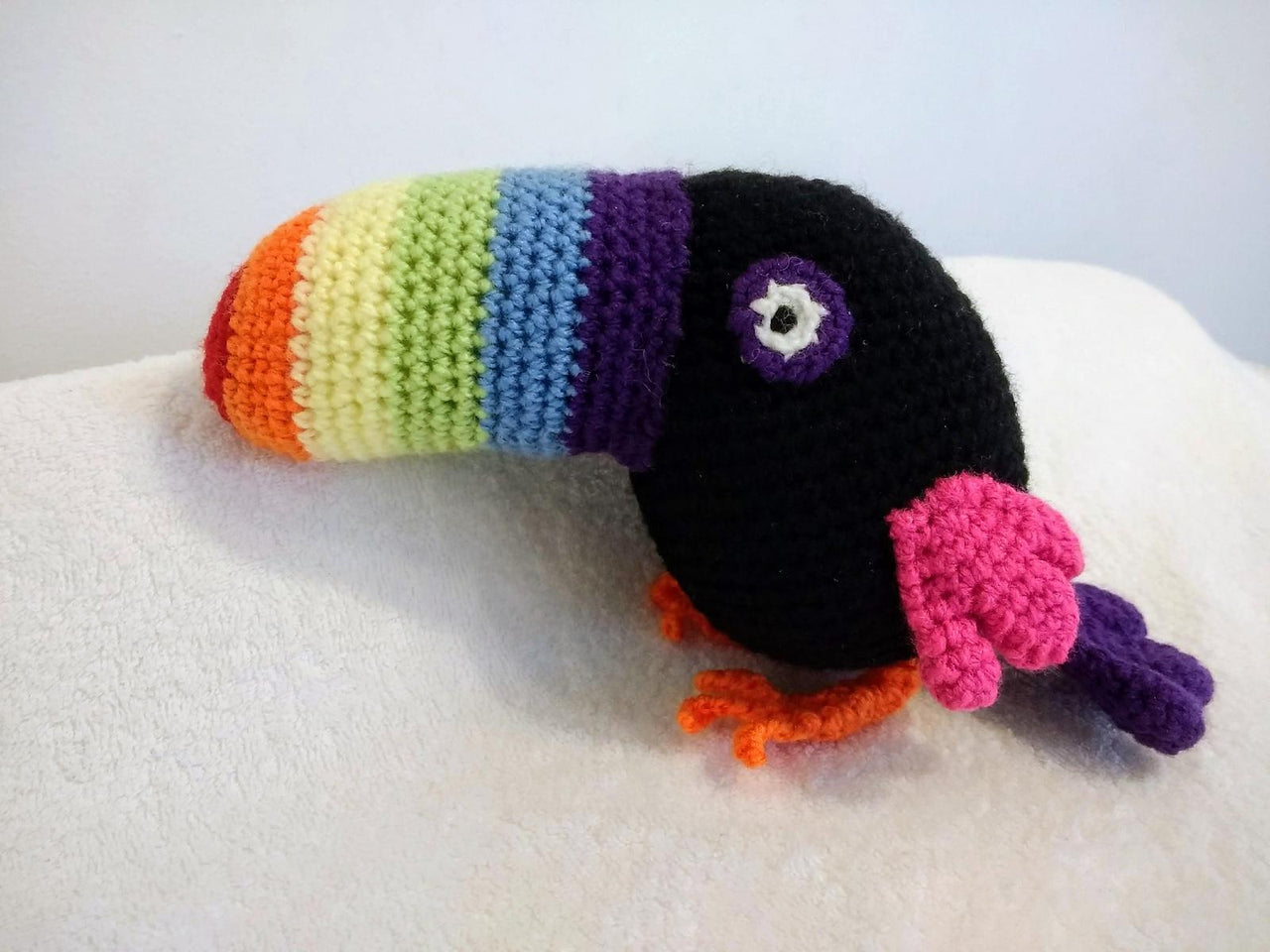 Larry, the Rainbow Toucan