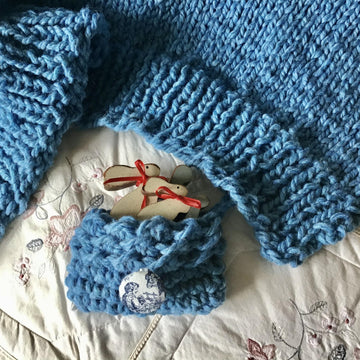 Blue Eyed Baby Blanket