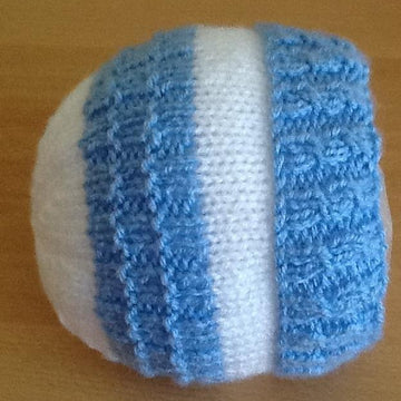 Mock Cable Brim beanie hat