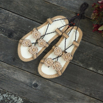 Roman sandals on flip-flop soles