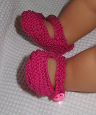 Baby Low Back Garter Stitch Shoes