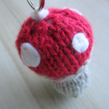 Toadstool Keyring