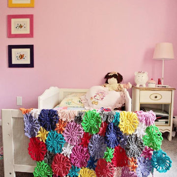 Flower Garden Throw