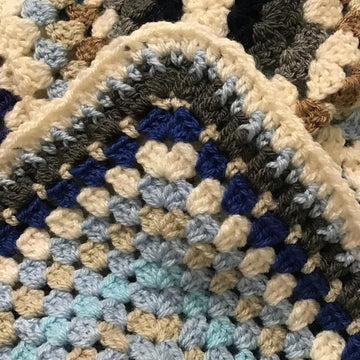 Granny Square Temperature Blanket