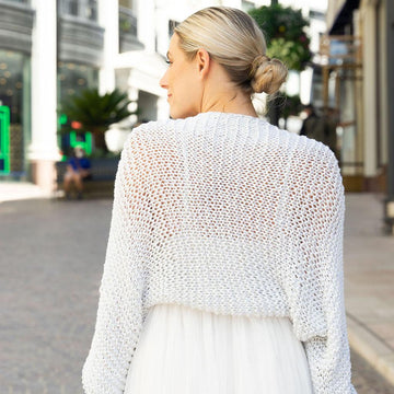 Glitter bolero for brides