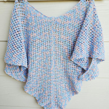 Picot Mesh Shawl