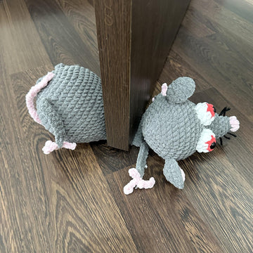 Rat door stop, Crochet rat pattern