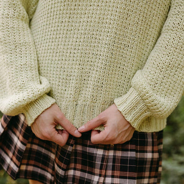 Forest Waffle Pullover