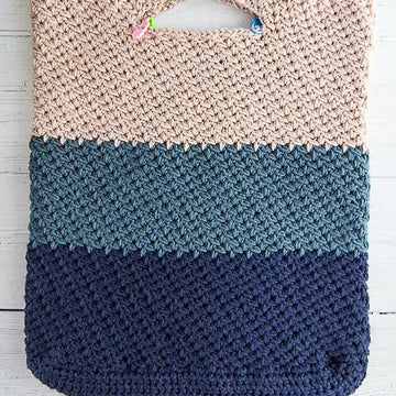 Striped Tote Bag