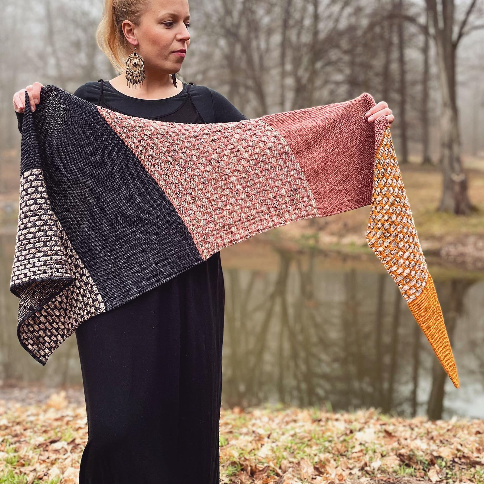 Bricky Shawl