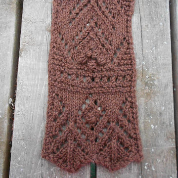 Chocolate Lace Scarf
