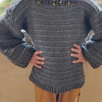 Crochet Sweater Pattern Baby Jumper Crochet PDF Kids Pullover Pattern Beginner Friendly Winter Crochet Easy Baby Sweater DIYweater
