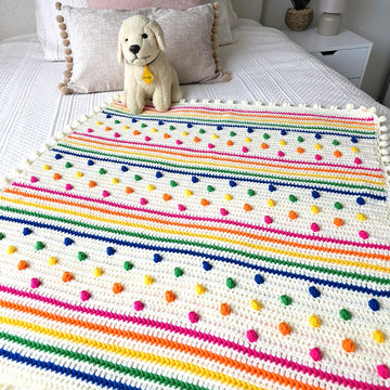 Spots & Stripes Baby Blanket