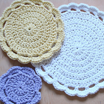 Flower Coasters