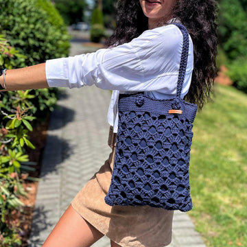 Blue Dahlia Bag