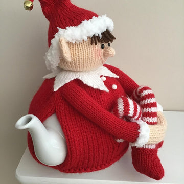 Christmas tea cosy Cheeky elf tea cosy