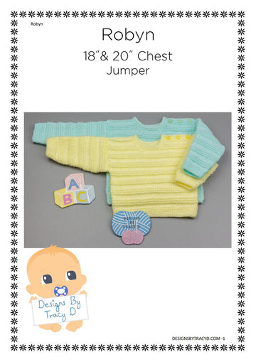 Robyn Baby jumper knitting pattern