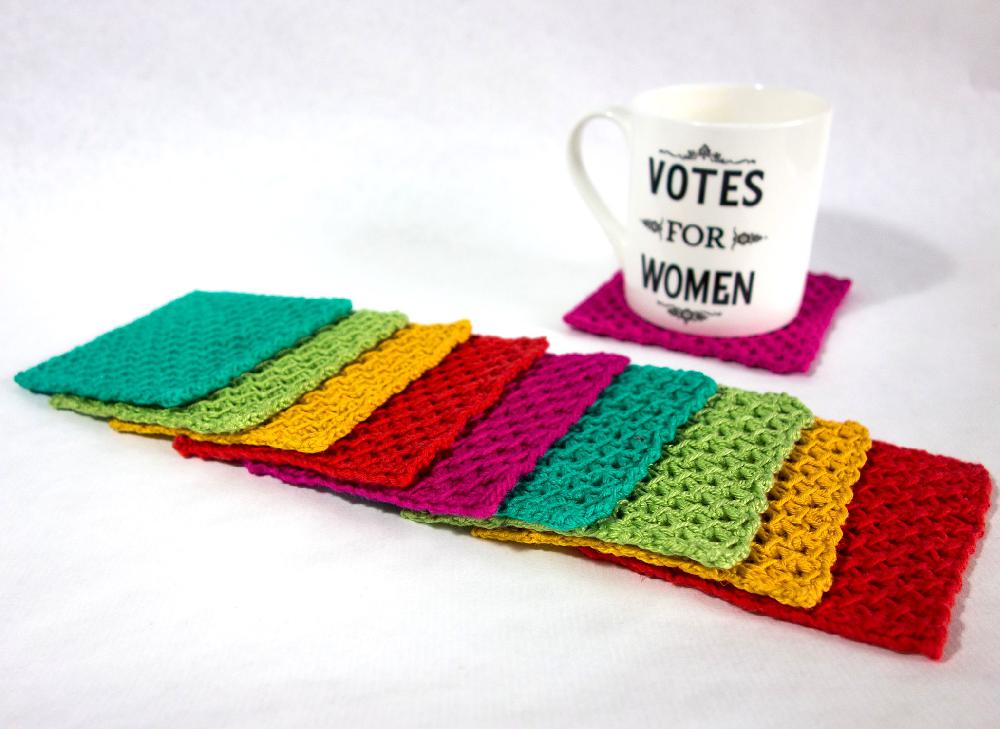Rainbow coasters
