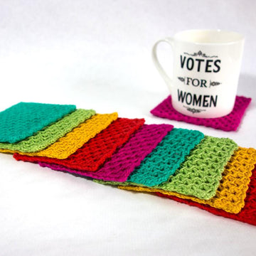 Rainbow coasters