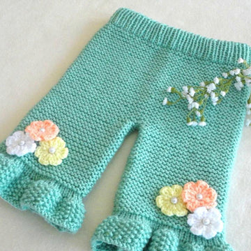 Pattern Knitted Baby Pants Allison