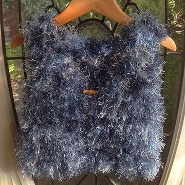 Child's Sleeveless Fur Vest 18m - 10years