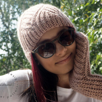 HANNAH knit-look beanie