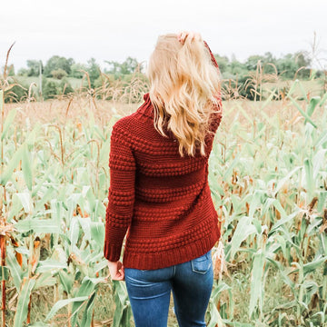 Cranberry Biscotti Turtleneck