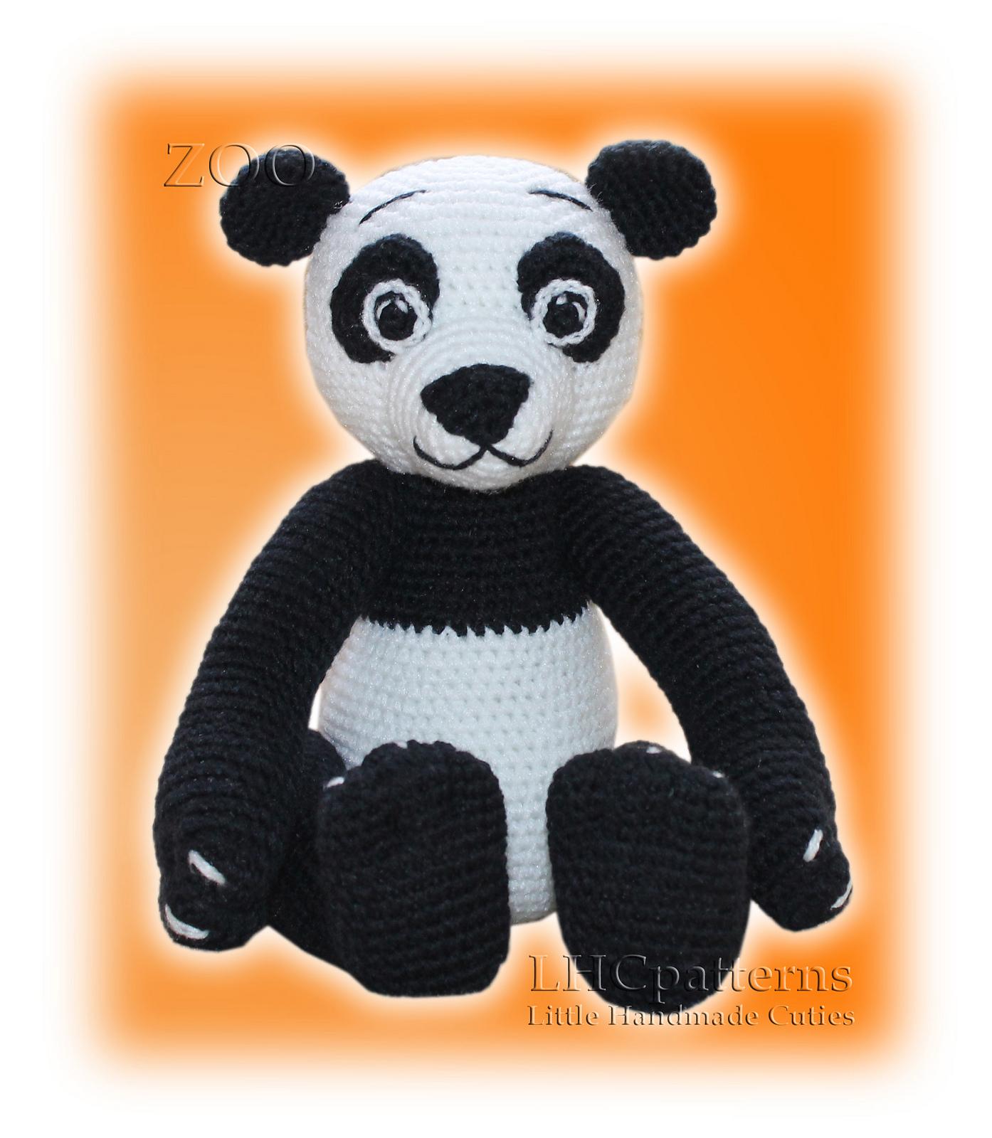 Panda Crochet Pattern, Crochet Panda, Panda Amigurumi Pattern